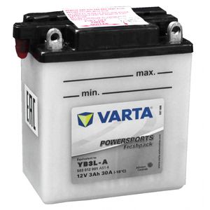 YB3L-A Varta Powersports Freshpack Motorcycle Battery 503 012 001
