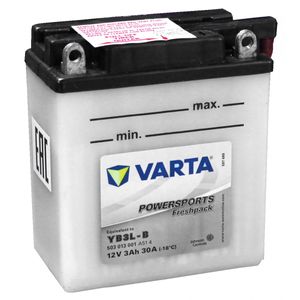 YB3L-B Varta Powersports Freshpack Motorcycle Battery 503 013 001