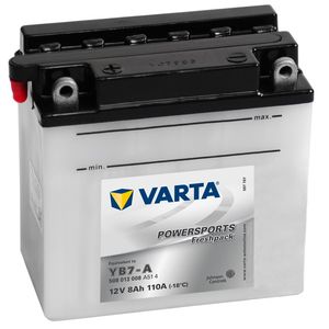 YB7-A Varta Powersports Freshpack Motorcycle Battery 508 013 008