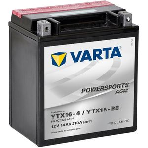 514 902 022 Varta Powersports Motorcycle Battery AGM (514 902 021)