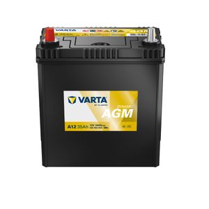 A12 Varta Dynamic AGM Auxiliary Car Battery 35Ah
