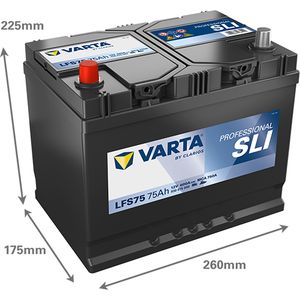 812071 / 81270 Varta Hobby Leisure Battery A27 / LFS75 12V 75Ah