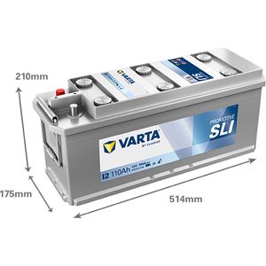 630 (I2) VARTA PROMOTIVE HEAVY DUTY 12V 110Ah 610013076