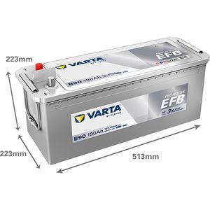 B90 VARTA PROMOTIVE EFB 12V 180Ah 680 500 100