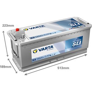 612 (K8) VARTA PROMOTIVE SUPER HEAVY DUTY BATTERY 12V 140Ah 640400080