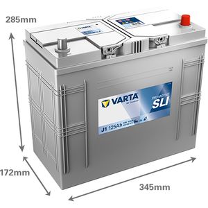 647 (J1) VARTA PROMOTIVE HEAVY DUTY 12V 125Ah 625012072