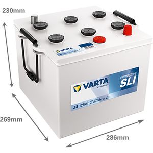 6TN VARTA PROMOTIVE HEAVY DUTY J3 12V 125Ah 625023000