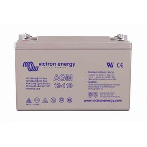 Victron Energy AGM Deep Cycle Battery 12V 110Ah (M8) BAT412101085