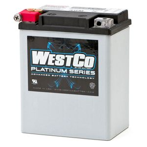 WCP15 Westco Platinum AGM Motorcycle Battery 12V 14Ah YB14-A2 (SVR15)