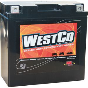 YT14B-4 Westco Classic AGM Motorcycle Battery 12V 12Ah  (12V14B-4)