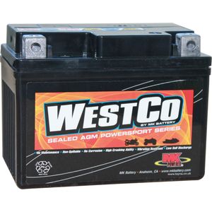 YT4L-BS Westco Classic AGM Motorcycle Battery 12V 4Ah  (12VX4L-B)