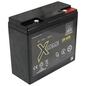 Xtreme Racing Series XR-600 AGM Battery 26Ah 600A