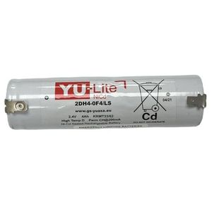 2DH4-0F4/LS Yuasa NiCd Emergency Lighting Battery 2.4V 4Ah