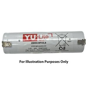2DH4-5F4/LS Yuasa NiCd Emergency Lighting Battery 2.4V 4.5Ah