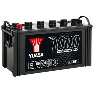 618HD Yuasa Cargo Heavy Duty Battery 12V 110Ah YBX1618