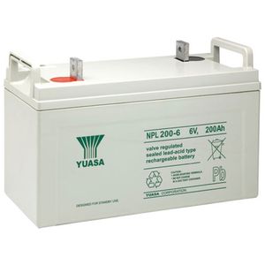 Yuasa NPL200-6 NPL-Series - Valve Regulated Lead Acid Battery