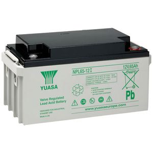 Yuasa NPL65-12 - NPL-Series - Valve Regulated Lead Acid Battery 12V 65Ah