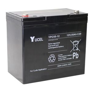 YPC55-12 Yuasa High Performance Heavy Duty Cyclic Mobility Battery