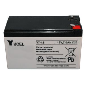 Yuasa Yucel Y7-12 VRLA/AGM Battery