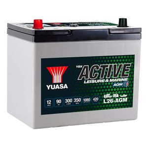 L26-AGM Yuasa Leisure Battery 12V 90Ah
