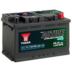 L28-EFB Yuasa Leisure Battery 12V 75Ah