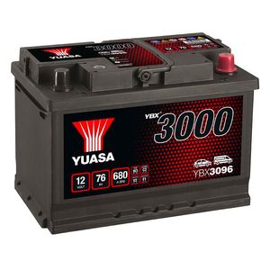 YBX3096 Yuasa SMF Car Battery 12V 76Ah