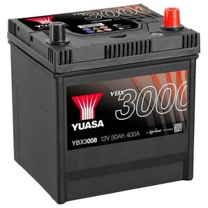 YBX3008 Yuasa SMF Car Battery 12V 50Ah