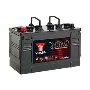 664SHD Yuasa YBX3 SHD Cargo Super Heavy Duty Battery 12V 112Ah YBX3664