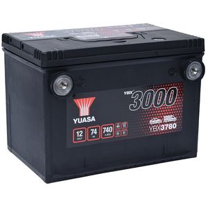 YBX3780 Yuasa SMF Car Battery 12V 74Ah