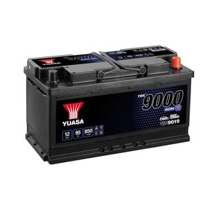 YBX9019 Yuasa AGM Start Stop Car Battery 12V 95Ah