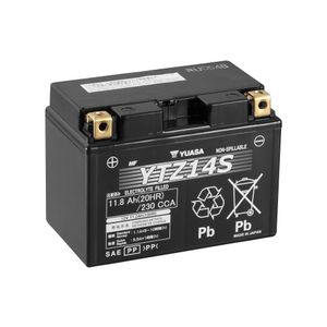 Yuasa YTZ14S High Performance MF Motorcycle Battery