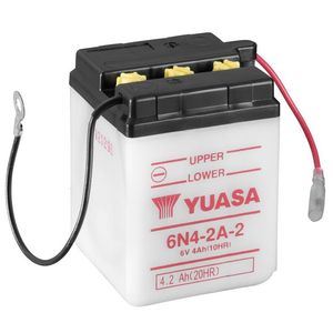 Yuasa 6N4-2A-2 Motorcycle Battery 6V 4.2Ah