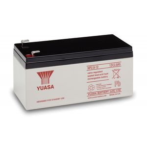 Yuasa NP2.8-12 Valve Regulated Lead Acid (VRLA) Battery 12V 2.8Ah