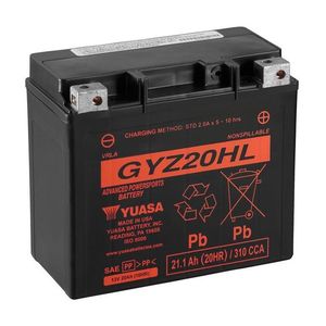 Yuasa GYZ20HL High Performance MF Motorcycle Battery