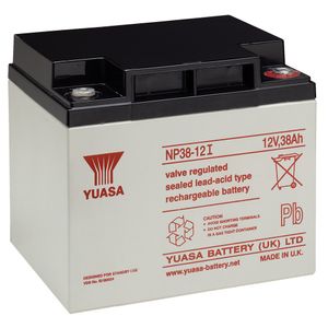 Yuasa NP38-12 Valve Regulated Lead Acid (VRLA) Battery 12V 38Ah