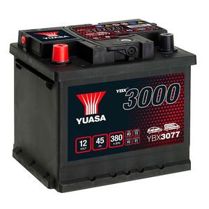 YBX3077 Yuasa SMF Car Battery 12V 45Ah