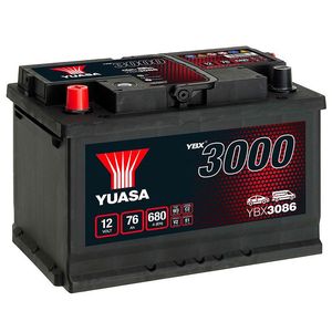 YBX3086 Yuasa SMF Car Battery 12V 76Ah