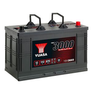 665SHD Yuasa Cargo Super Heavy Duty Battery 12V 115Ah YBX3665