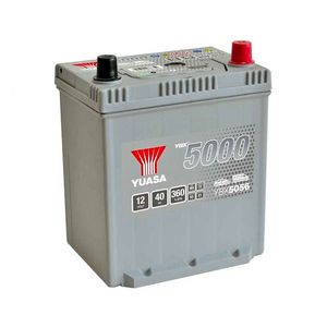 YBX5056 Yuasa Silver High Performance Car Battery 12V 40Ah HSB056