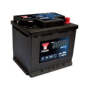YBX9012 Yuasa AGM Start Stop Car Battery 12V 50Ah