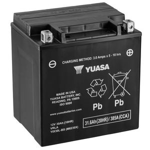 Yuasa YIX30L High Performance MF Motorcycle Battery YIX30L-BS