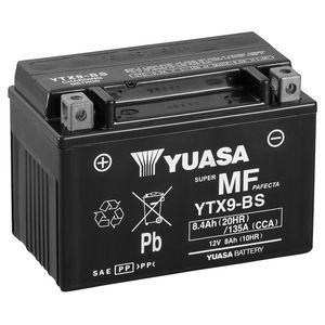 Yuasa YTX9-BS MF Motorcycle Battery