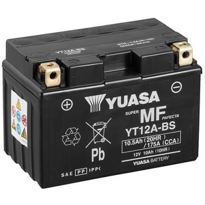 Yuasa YT12A-BS MF Motorcycle Battery