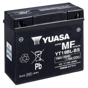 Yuasa YT19BL-BS MF Motorcycle Battery (51913)