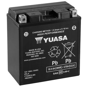 Yuasa YTX20CH-BS High Performance MF Motorcycle Battery