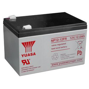 Yuasa NP12-12FR (Flame Retardant) 12V 12Ah Battery