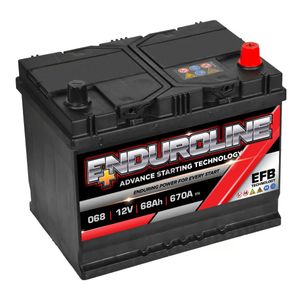 068 EFB Enduroline Start Stop Car Battery 68Ah