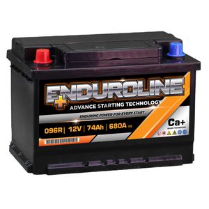 096R Enduroline Car Battery 74Ah