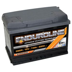 096R Enduroline Car Battery 74Ah