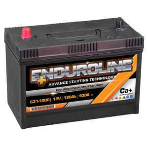 C31-1000 Enduroline Car Battery 12V 120Ah